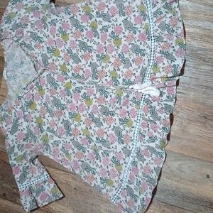 Easel Floral print short sleeve shirt